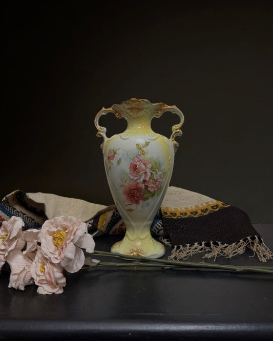 Late Victorian to Edwardian English Earthenware Trophy Vase (circa 1890–1910)