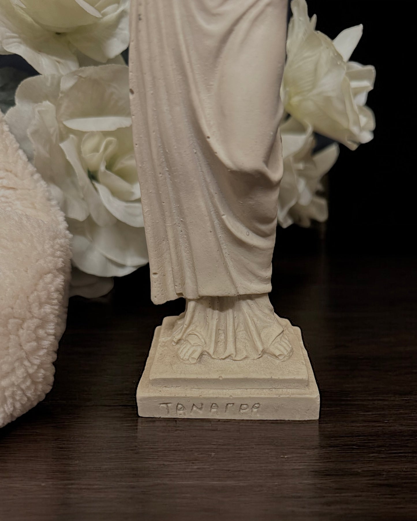 Venus Victrix - Vintage Greek Composite Alabaster Figurine (Marked “TANARPA”)