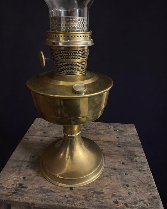 British Kerosene Oil Lamp - Super Aladdin, circa 1930-1940