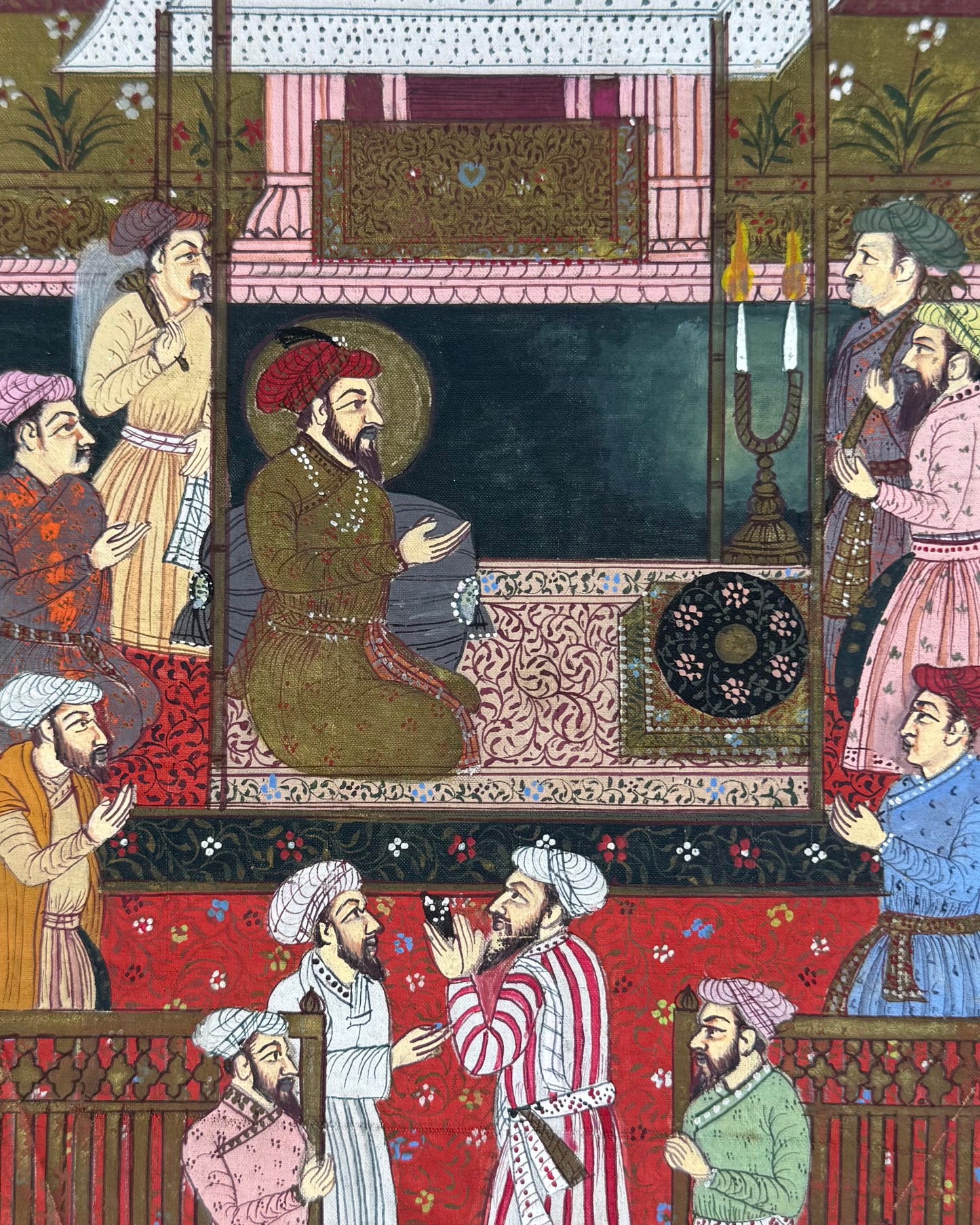 Early to Mid 20th century Indian Mughal Miniature Paintings