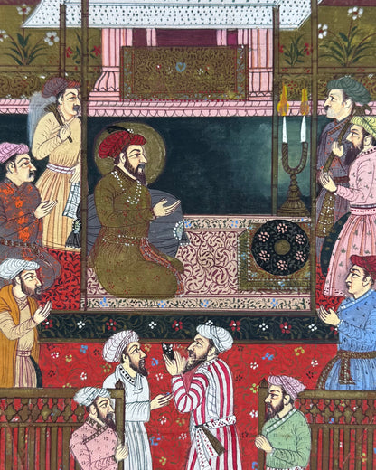 Early to Mid 20th century Indian Mughal Miniature Paintings