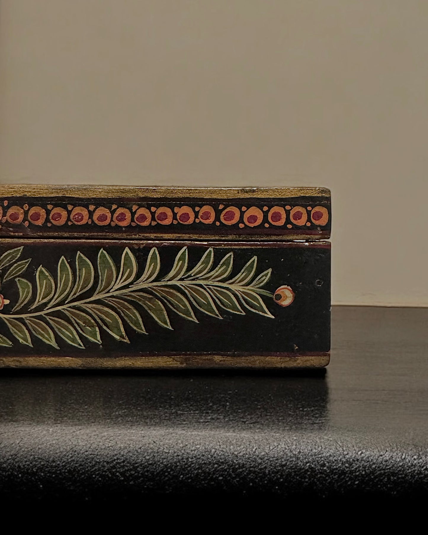 Hand-painted Wooden Box
