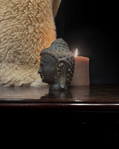Burmese Bronze Buddha Head