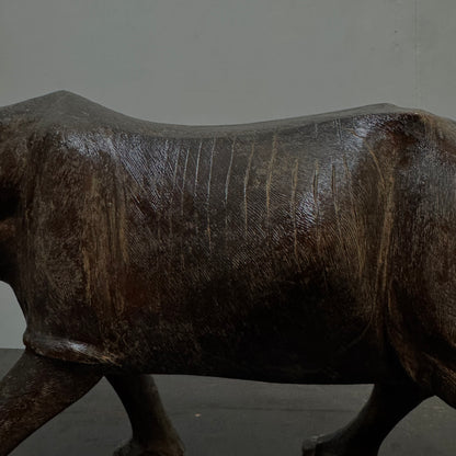 Rhinoceros - Wood Carving