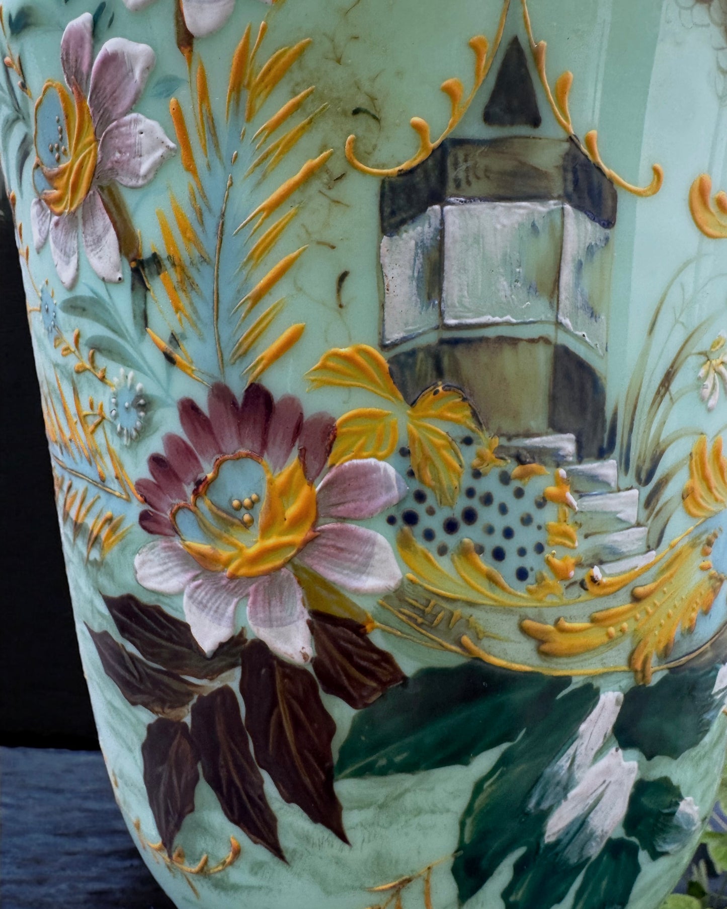 19th Century Victorian Opaline Vase