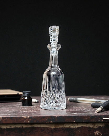 Vintage Hand-Cut Crystal Decanter