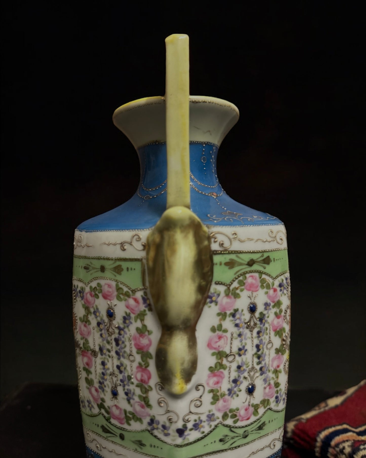 Antique Japanese Hand-Painted Nippon Vase (c. 1891–1921)
