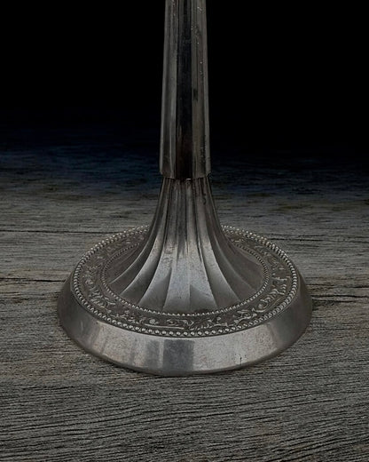 Vintage Silver Plated Metallic Candelabra