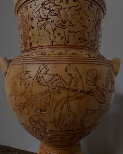 Vintage Resin Greek Vase