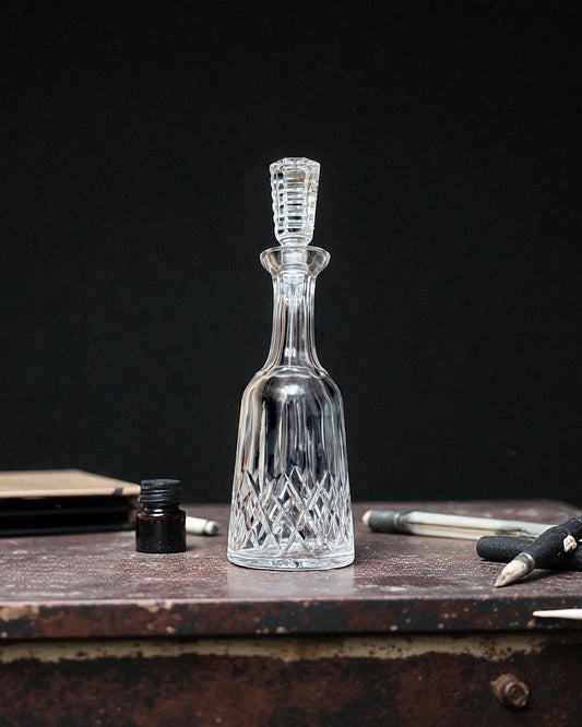 Vintage Hand-Cut Crystal Decanter