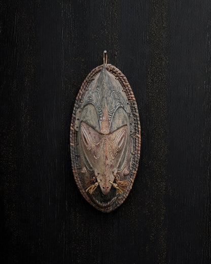 African Papua New Guinea Wooden Ceremonial Mask