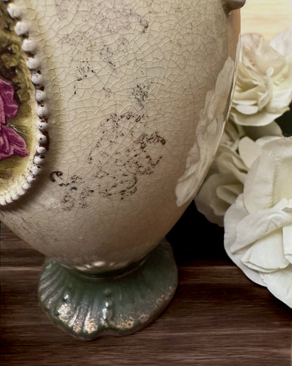 Victorian Stoneware Vase, Second Half of the 19th Century, England.