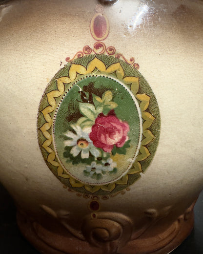 Edwardian English Floral Jardinière - “Glasgow” Pattern (c. 1910-1920s)