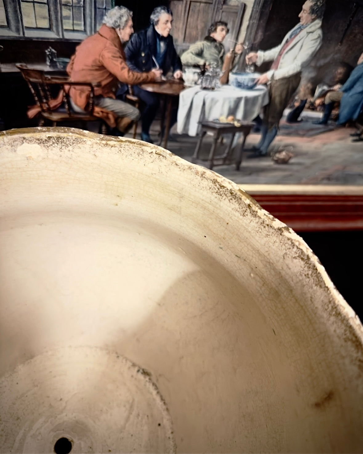 Edwardian English Floral Jardinière - “Glasgow” Pattern (c. 1910-1920s)