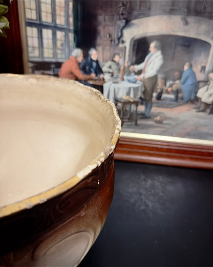 Edwardian English Floral Jardinière - “Glasgow” Pattern (c. 1910-1920s)