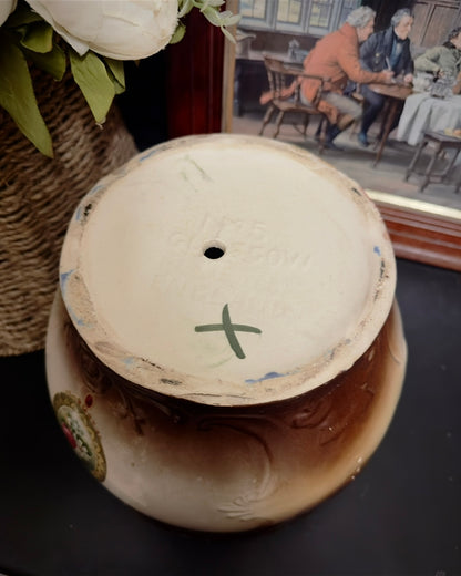 Edwardian English Floral Jardinière - “Glasgow” Pattern (c. 1910-1920s)